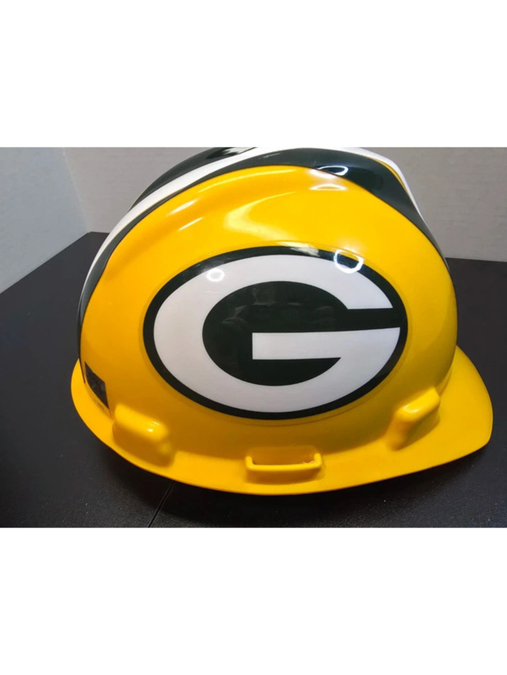 Green Bay Packers MSA V-Gard NFL Hard Hat 818395 Vintage